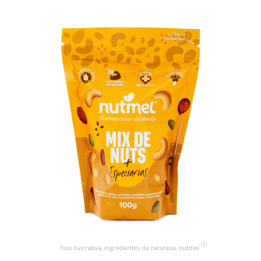 Mix de nuts especiarias pouch 100g