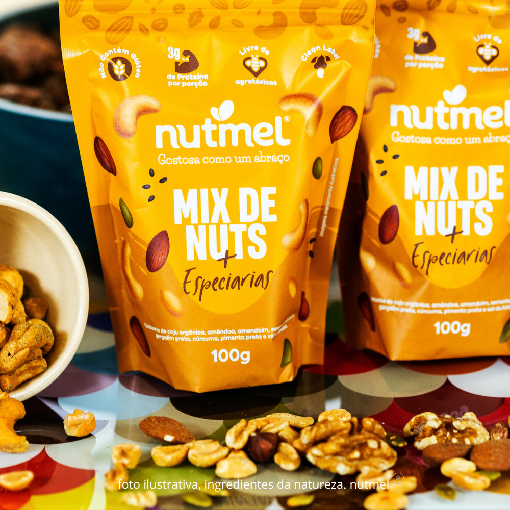 Mix de nuts especiarias pouch 100g