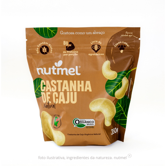 Castanha caju orgânica w1 natural pouch 350g