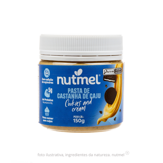 Pasta de castanha cookies and cream 150g